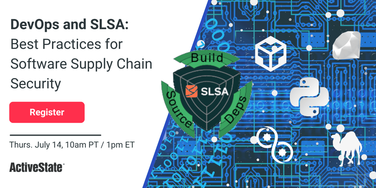 Register Here: DevOps and SLSA for Software Supply Chain Security