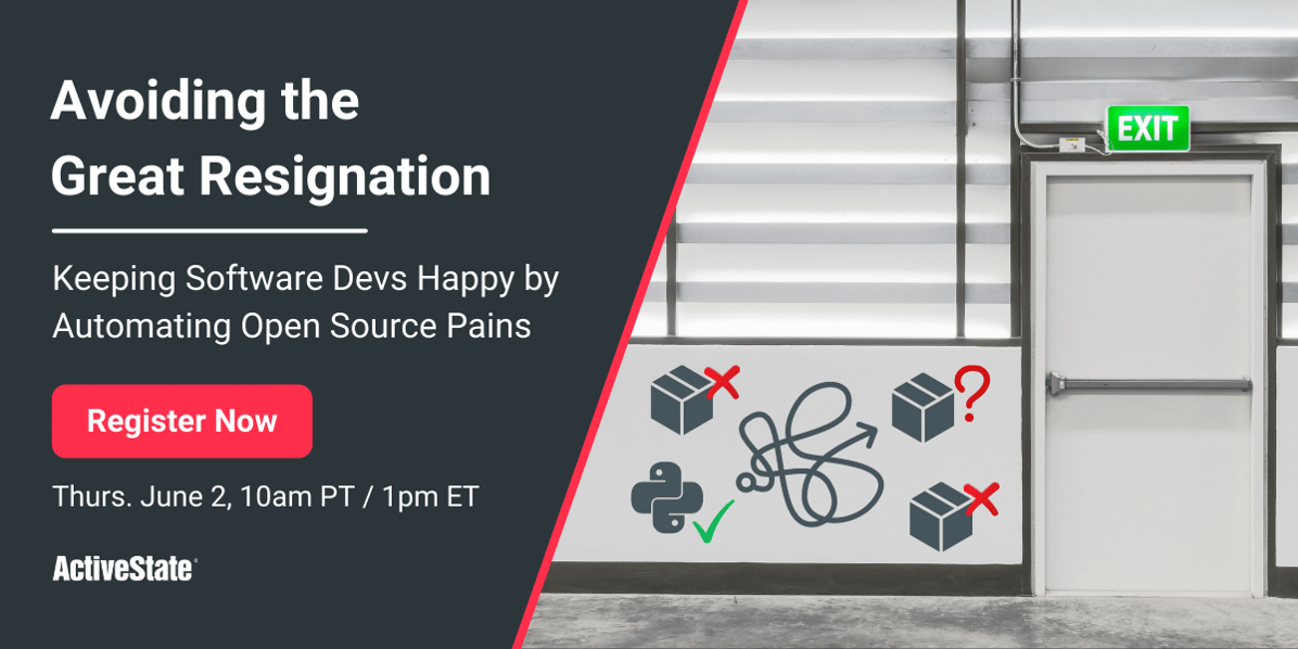 Webinar: Keeping Software Devs Happy By Automating Open Source Pains